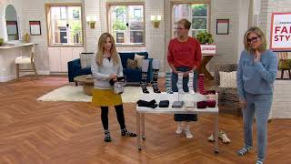 MUK LUKS Fleece Lined Tight amp Roll Top Sock Set on QVC [upl. by Spain]