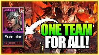 🔥EASY 1 KEY All Difficulties amp Affinities With Exemplar Clan Boss Guide Raid Shadow Legends [upl. by Crescint]