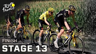 Tour de France 2023 Stage 13 finish  Cycling on NBC Sports [upl. by Anihs644]