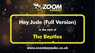 The Beatles  Hey Jude Full Version  Karaoke Version from Zoom Karaoke [upl. by Solitta]