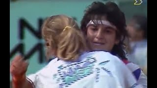 Arantxa SanchezVicario vs Steffi Graf 1989 RG Final Highlights [upl. by Hbahsur]