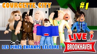 Live Roblox  LES PIRES ENFANTS CÉLÈBRE SUR COURGETTE CITY  Avec Ma Soeur 😁 1 [upl. by Asin]