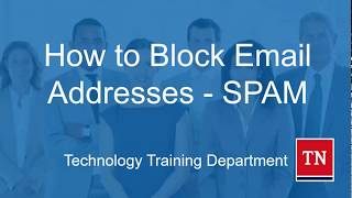 How to Block Email Addresses in Outlook [upl. by Eiramaneet]