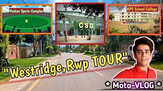 WESTRIDGE  Rawalpindi Tour  Usama Iftikhar Vlogs  MotoVLOG [upl. by Oretna]