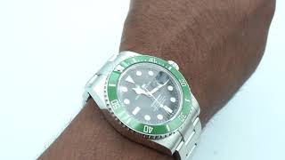 Rolex 126610LV Submariner Date Stainless Steel Green Bezel Black Dial Starbucks Complete Set 2023 [upl. by Uta]