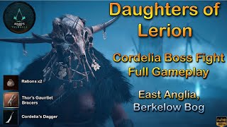 Assassin Creed Valhalla  Cordelia Boss Fight Full Gameplay  Daughters of Lerion [upl. by Papageno]