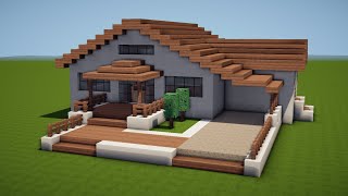 FAMILIEN HAUS in MINECRAFT bauen TUTORIAL HAUS 235 [upl. by Kronick]