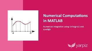 Numerical Integration using integral and quadgk in MATLAB [upl. by Meedan]