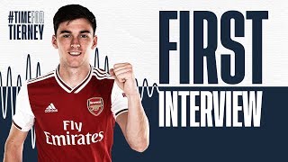 Kieran Tierneys first Arsenal interview [upl. by Bourne228]