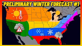 First Preliminary Winter Forecast 20232024  Early Predictions and Outlook [upl. by Tsuda]