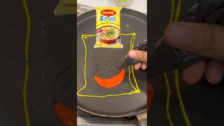 Maggi Pancake Art 🍜 [upl. by Ashraf]