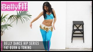 My Belly Dance Hip Series  Fat Burn amp Tone [upl. by Nordin]