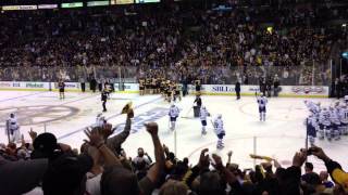 Boston Bruins vs Toronto Maple Leafs Game 7 2013 Playoffs Bergeron Game Winner in OT [upl. by Hyde43]