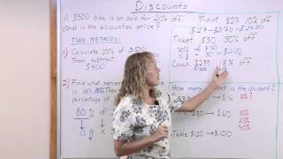 How to calculate discounts [upl. by Yeliac711]