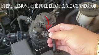 How to resetremove fuel indicatorfuel light WARNING in TOYOTA Diesel [upl. by Addam]