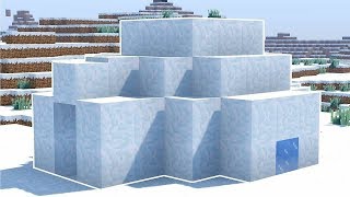 How To Build Igloo In Minecraft [upl. by Richlad]