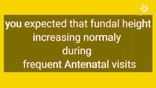 How to measure fundal height [upl. by Eaner]