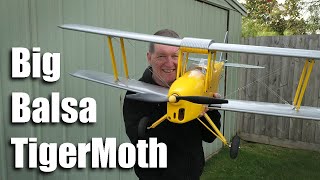 Big Balsa Tiger Moth  HobbyKing 14m [upl. by Jessi]