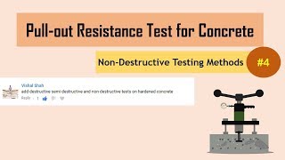 Pullout Resistance Test for Concrete  NonDestructive Testing Methods NDT 4 [upl. by Azriel742]