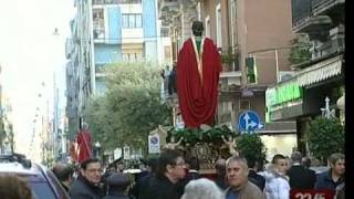 TG 020410 Bari la processione dei misteri del Venerdì Santo [upl. by Cyndie]