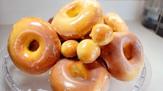 AIR FRYER VANILLA GLAZED DONUTS recipe [upl. by Tigram]