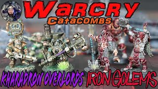 Warcry Catacombs Kharadron Overlords vs Iron Golems [upl. by Garth]