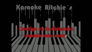 Contigo en la distancia José José Karaoke Ritchie´s [upl. by Raff43]