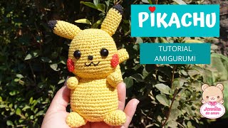 PIKACHU POKEMON Tutorial paso a paso Nivel BásicoIntermedio Patrón en Descripción [upl. by Aviva317]