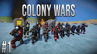 Space Engineers Colony WARS  Ep 72  Battle Preparations [upl. by Hook570]