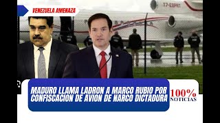 Maduro amenaza Trump pero lo hace en un comunicado timorato y acusa de ladrón a Rubio [upl. by Milburn228]