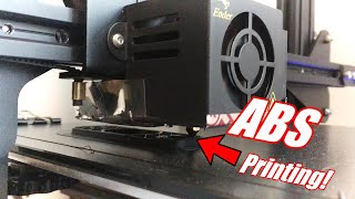 How To Print ABS On An Open Frame 3D Printer Ender 3  3 Pro [upl. by Artaed]