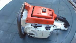 Stihl 051 AV Chainsaw Old Model Test Run [upl. by Hanselka]