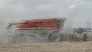 Massey Ferguson Delta 9280 AL Hybrid OSR  Harvest 2013 [upl. by Oad]