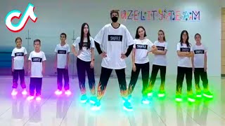 TUZELITY TEACHING SHUFFLE ⭐️ SHUFFLE DANCING 2024 😱🔥 ASTRONOMIA NEON MODE 😎💥 [upl. by Eybba]