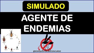 AGENTE DE ENDEMIAS  SIMULADO COM QUESTÕES ESPECÍFICAS ace concursospúblicos [upl. by Stanway]