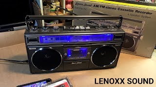 LENOXX SOUND C736G Boombox Overhaul and Bluetooth Mod [upl. by Ajnin835]