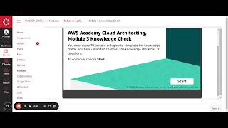 Module 3 Knowledge Check  AWS Academy Cloud Architecting  Adding a Storage Layer  ALX  100 [upl. by Akinehs646]