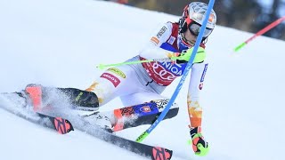 FIS Alpine Ski World Cup  Womens Slalom Run1  Lienz AUT  2021 [upl. by Lever]