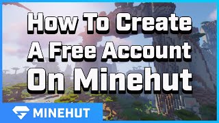 How to Create a Free Account  Minehut 101 [upl. by Ecydnac780]