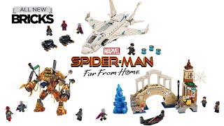 Lego SpiderMan Far From Home Compilation of All Sets [upl. by Hennebery]