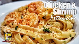 Cajun Chicken and Shrimp Fettuccine  Crockpot Recipes [upl. by Jenks233]