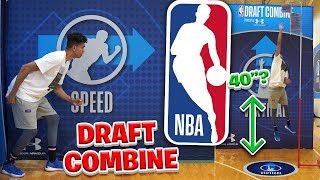 MY NBA DRAFT COMBINE DEBUT [upl. by Thebault806]