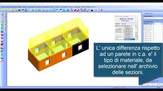 CDS Win  STRUTTURE IN MURATURA CON SISTEMA SISMICA  ANALISI LINEARE [upl. by Justinn]