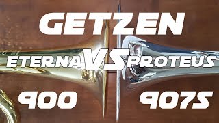 TrumpetScout Trompetentest Getzen Eterna Classic vs Proteus [upl. by Alric328]