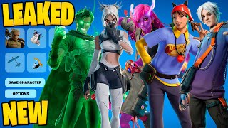 ALL NEW FORTNITE LEAKED SKINS amp EMOTES Nike Drax Mantis Young Groot [upl. by Ylim]