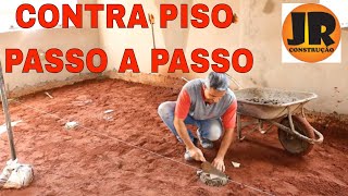 COMO FAZER O CONTRAPISO DA CASA [upl. by Rudolf]