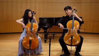 Barrière Cello Sonata for Two Cellos Sydney and Noah Lee [upl. by Haik]