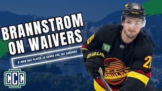 CANUCKS PLACE ERIK BRANNSTROM ON WAIVERS [upl. by O'Connell873]