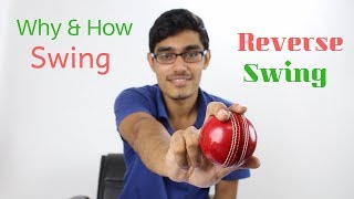 Why a Cricket ball Swing in Air  Reverse Swing Explained  SportShala  Hindi [upl. by Ajed619]