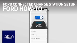 Ford Mustang MachE Ford Connected Charge Station Setup  Ford HowTo  Ford [upl. by Delorenzo781]